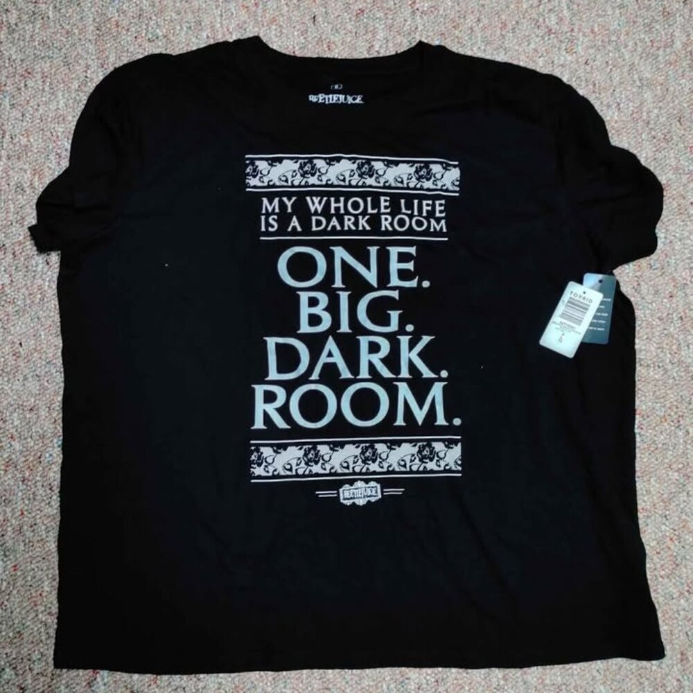 Torrid Beetlejuice Graphic Tee. New. Size 0 (12)